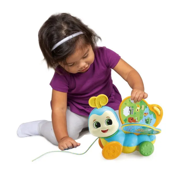 Интерактивна играчка, Vtech, Leap Frog, Интерактивна книжа с гъсеничка за дърапне - Image 2