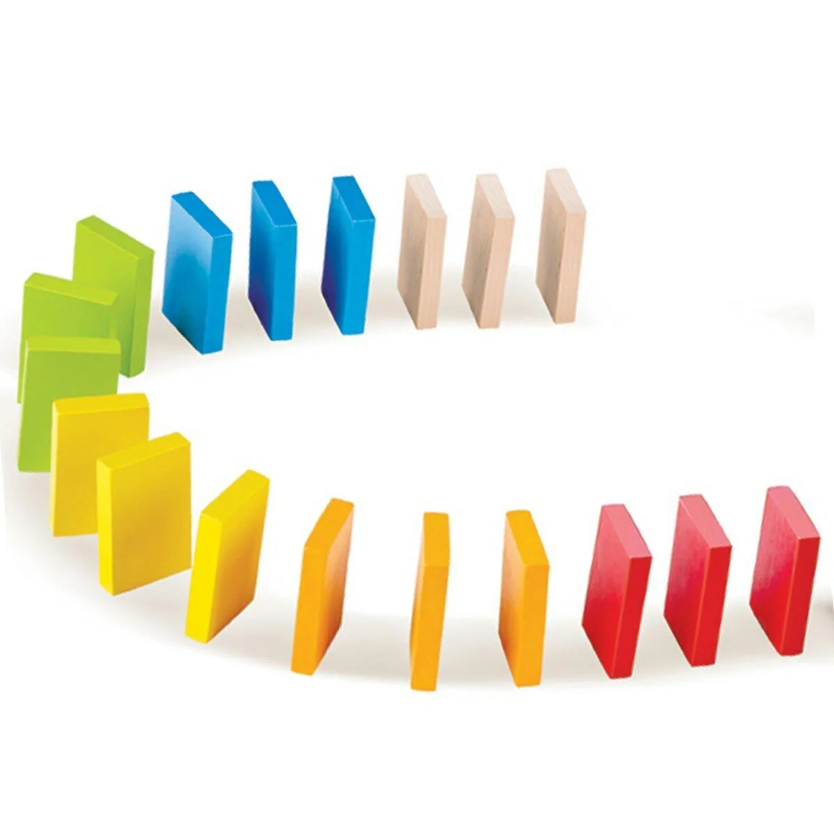 Комплект дървена игра, Hape, Домино, Състезателна писта, 81 части - Image 6