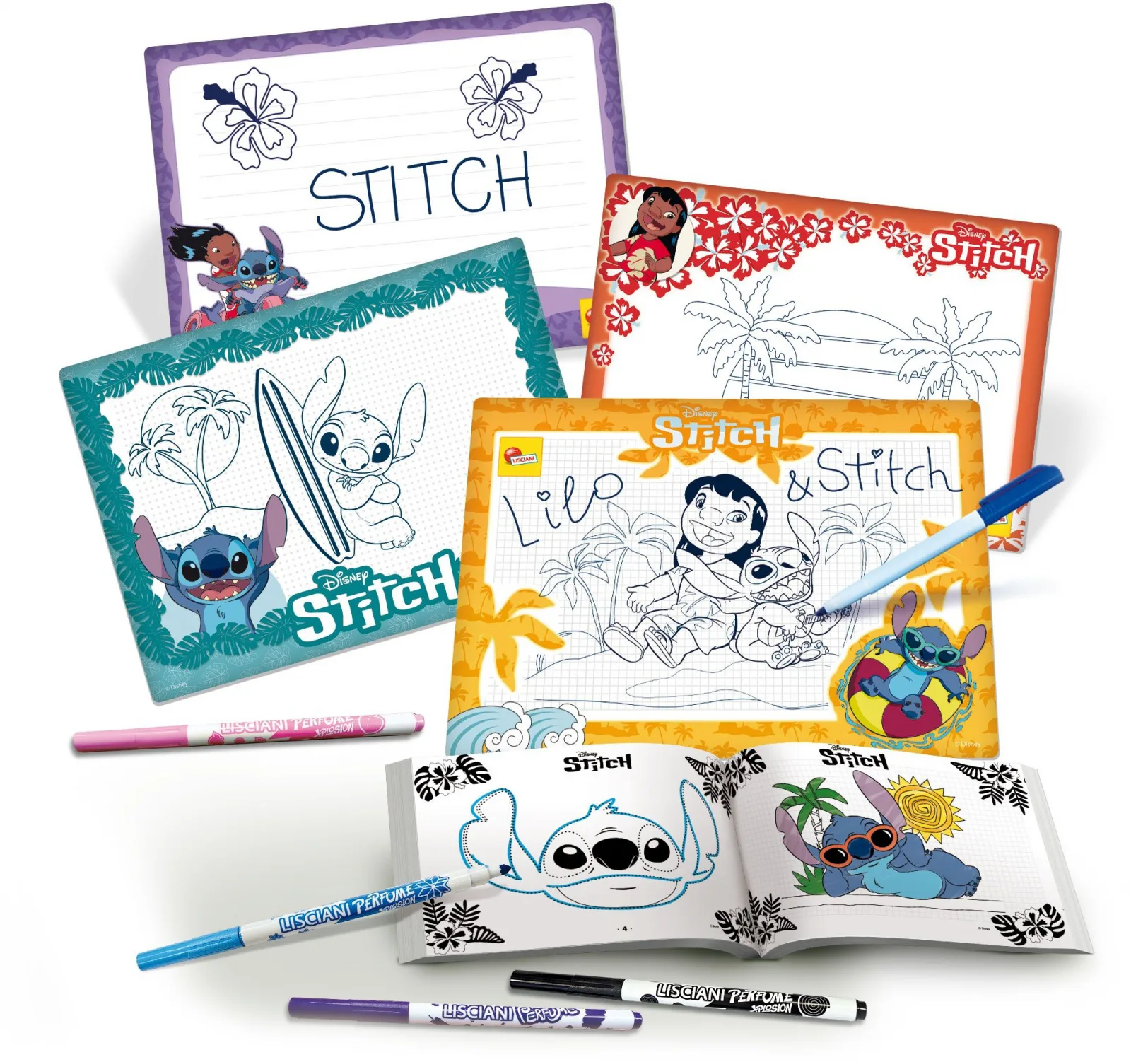 Творчески комплект, Lisciani, Училище по рисуване с ароматизирани химикалки, Стич - Image 2