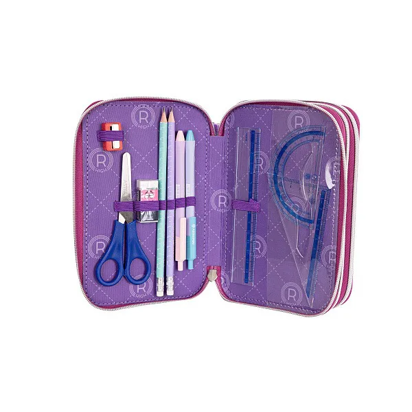 Ученически несесер, Astra, AC31, Rainbow High, Сребърен стил, С аксесоари, 20.5 x 13 x 6 см - Image 2