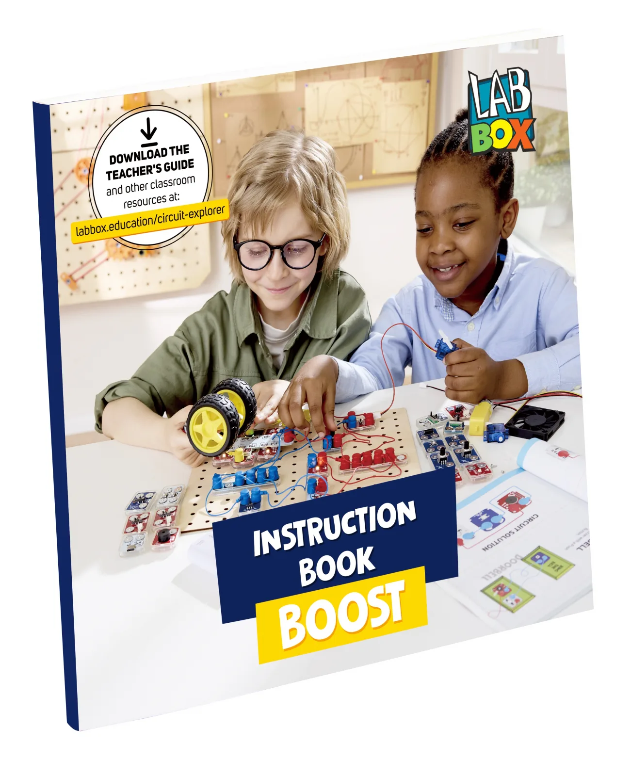 Образователен комплект, Hape, LabBox, Изследване на вериги, Повишаващо ниво, 47 части - Image 6