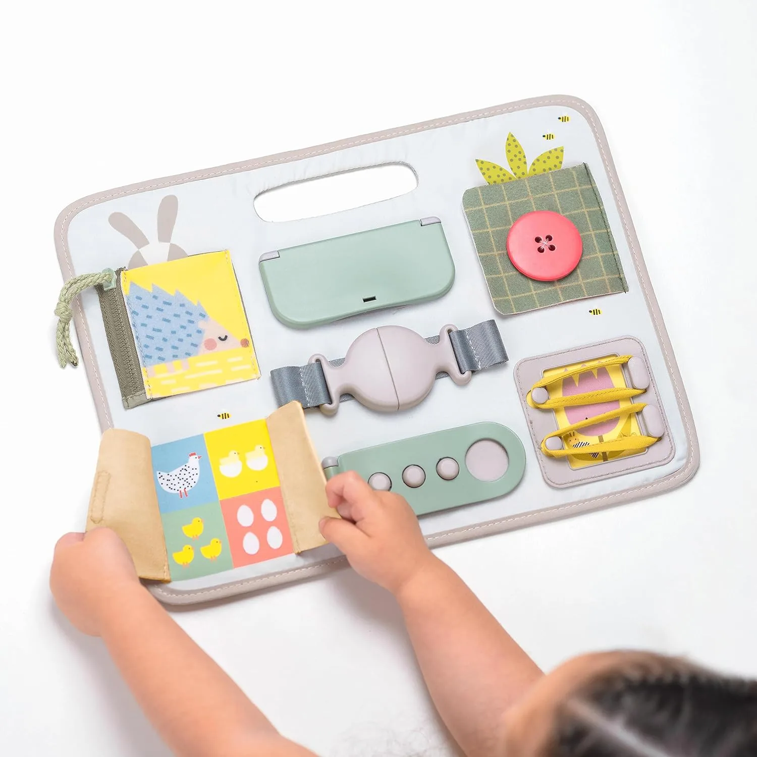 Активна игра за насърчаване, Taf Toys, Бизиборд, 34x25см - Image 4