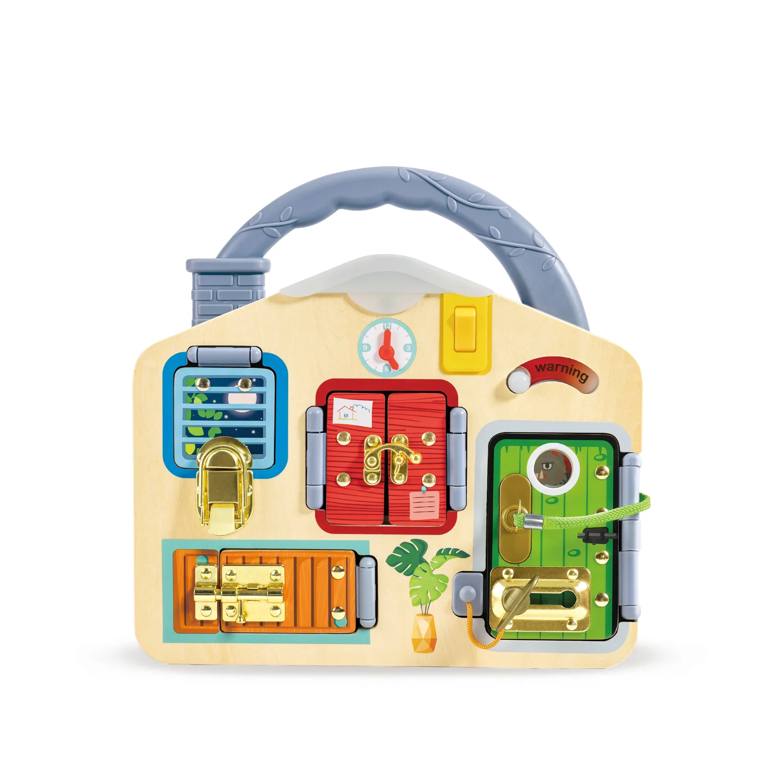 Образователна дървена дъска, Hape, заключи и научи - Image 2