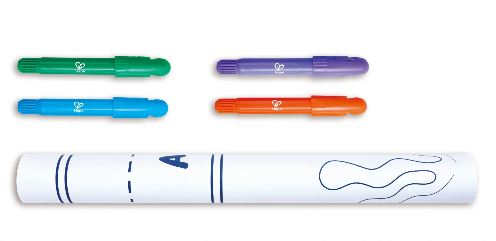 Творчески комплект, Hape, Хартиена ролка за оцветяване, Океан - Image 2