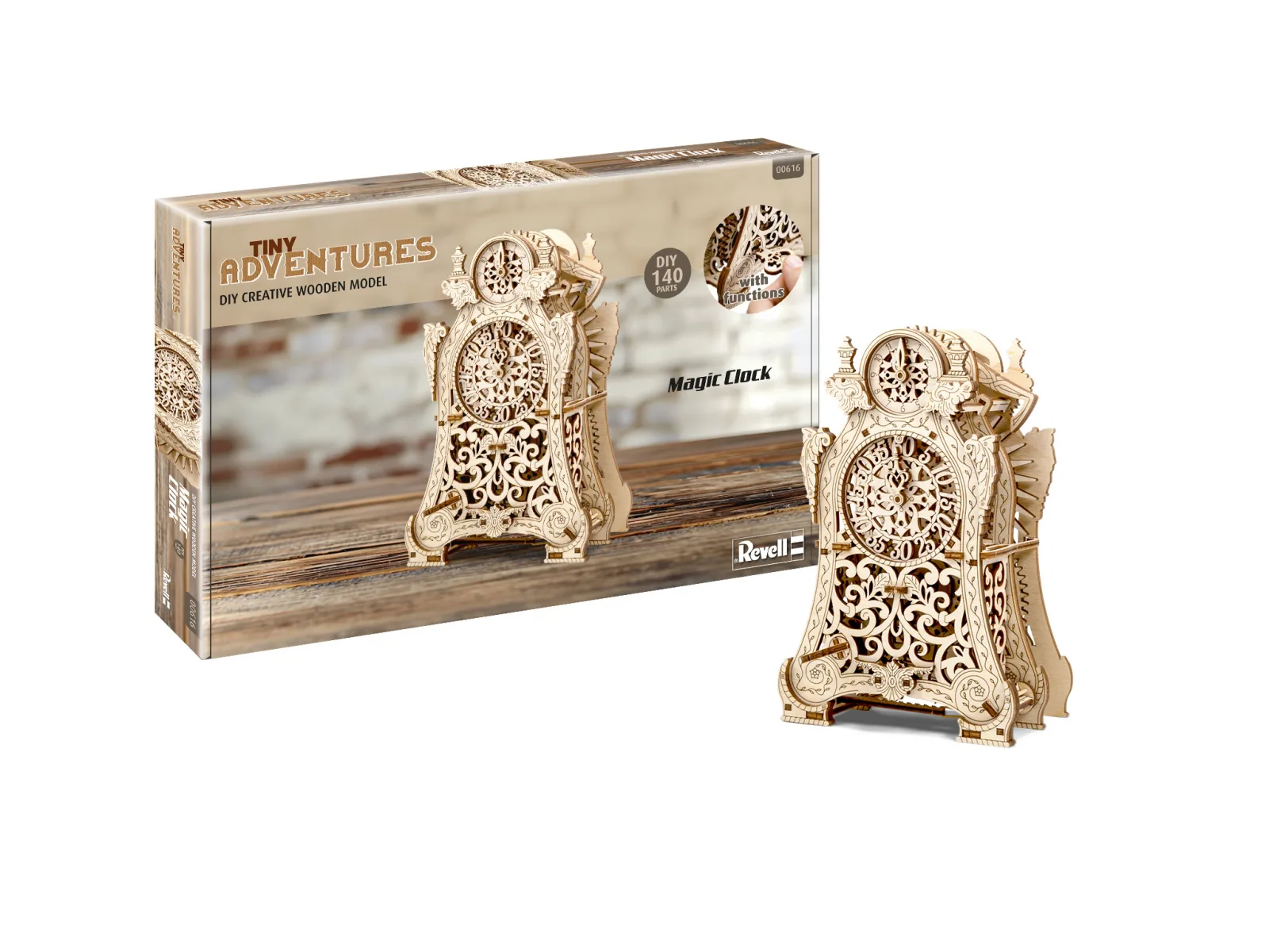 Сглобяем модел от дърво, Revell, Малки приключения, Магически часовник, 149 части - Image 9