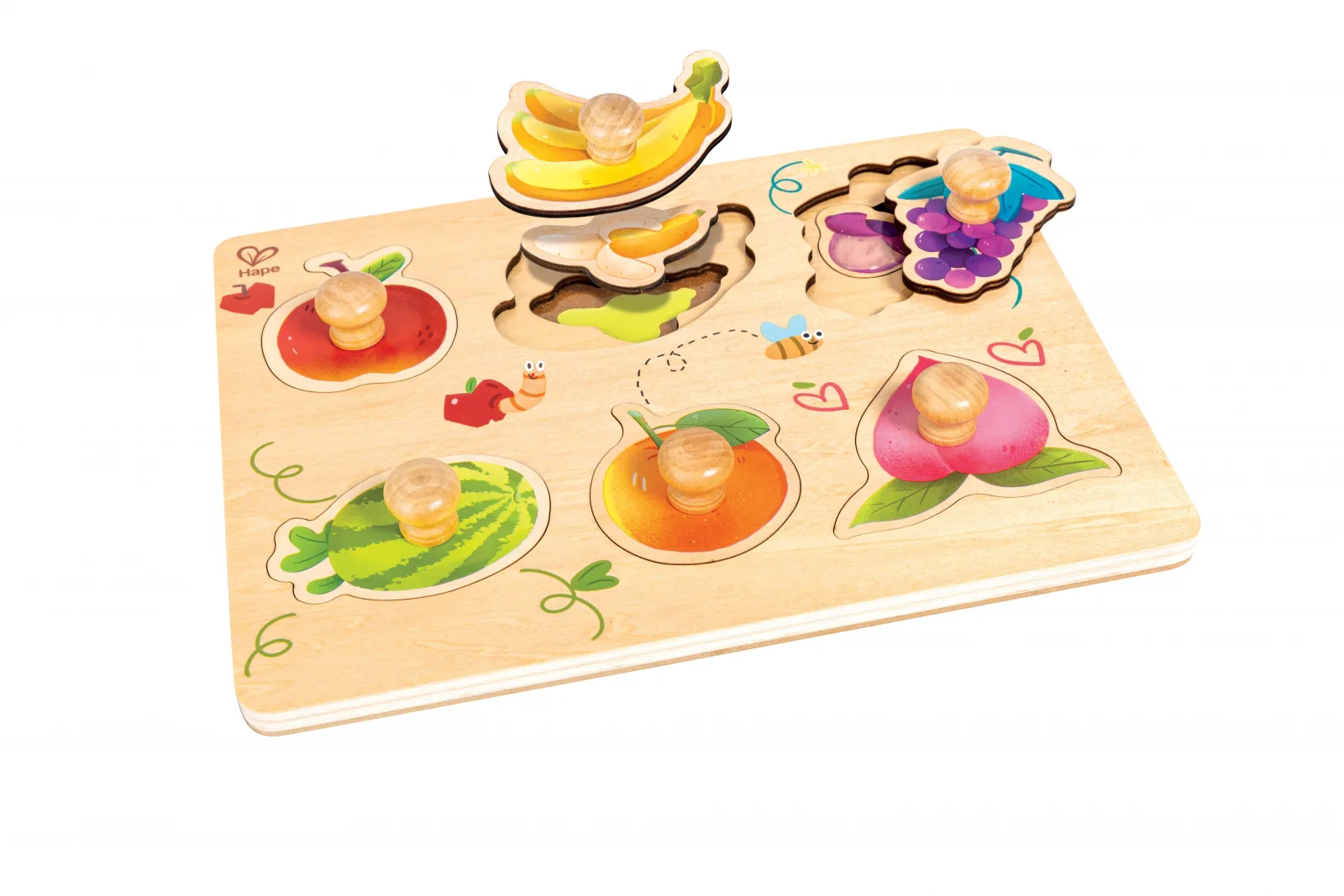 Дървен пъзел, Hape, Плодове - Image 2