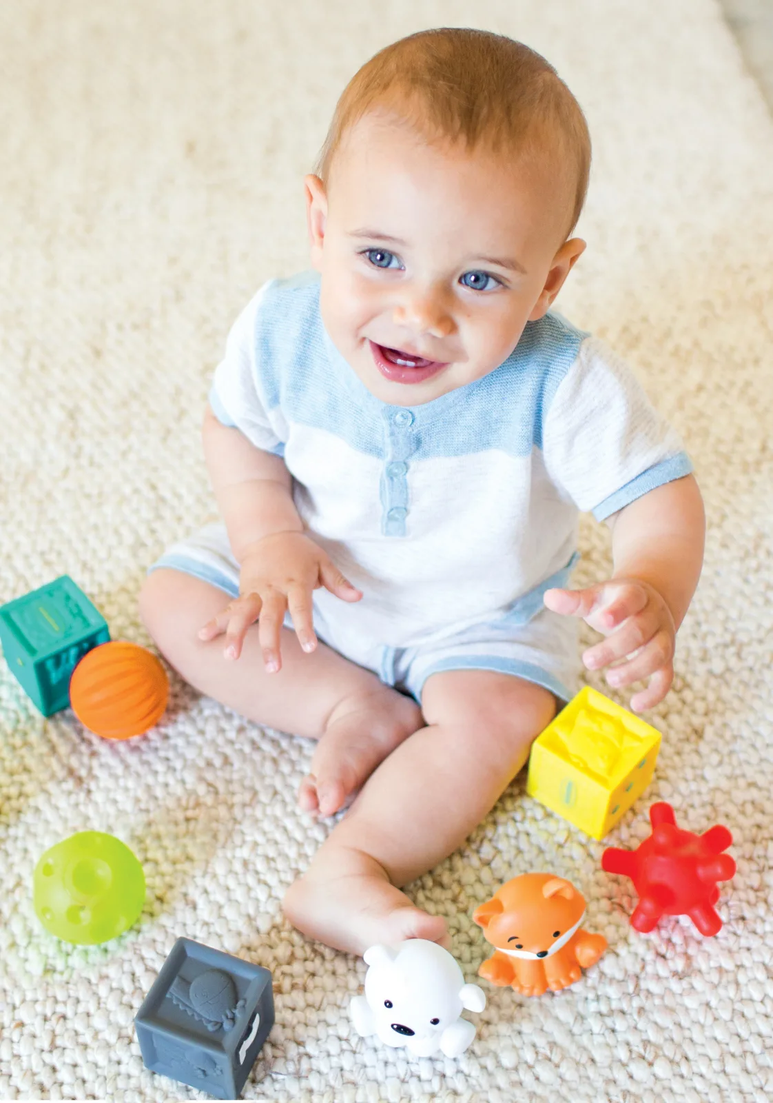 Комплект бебешки играчки, Infantino, Моят първи комплект, 11 части - Image 3