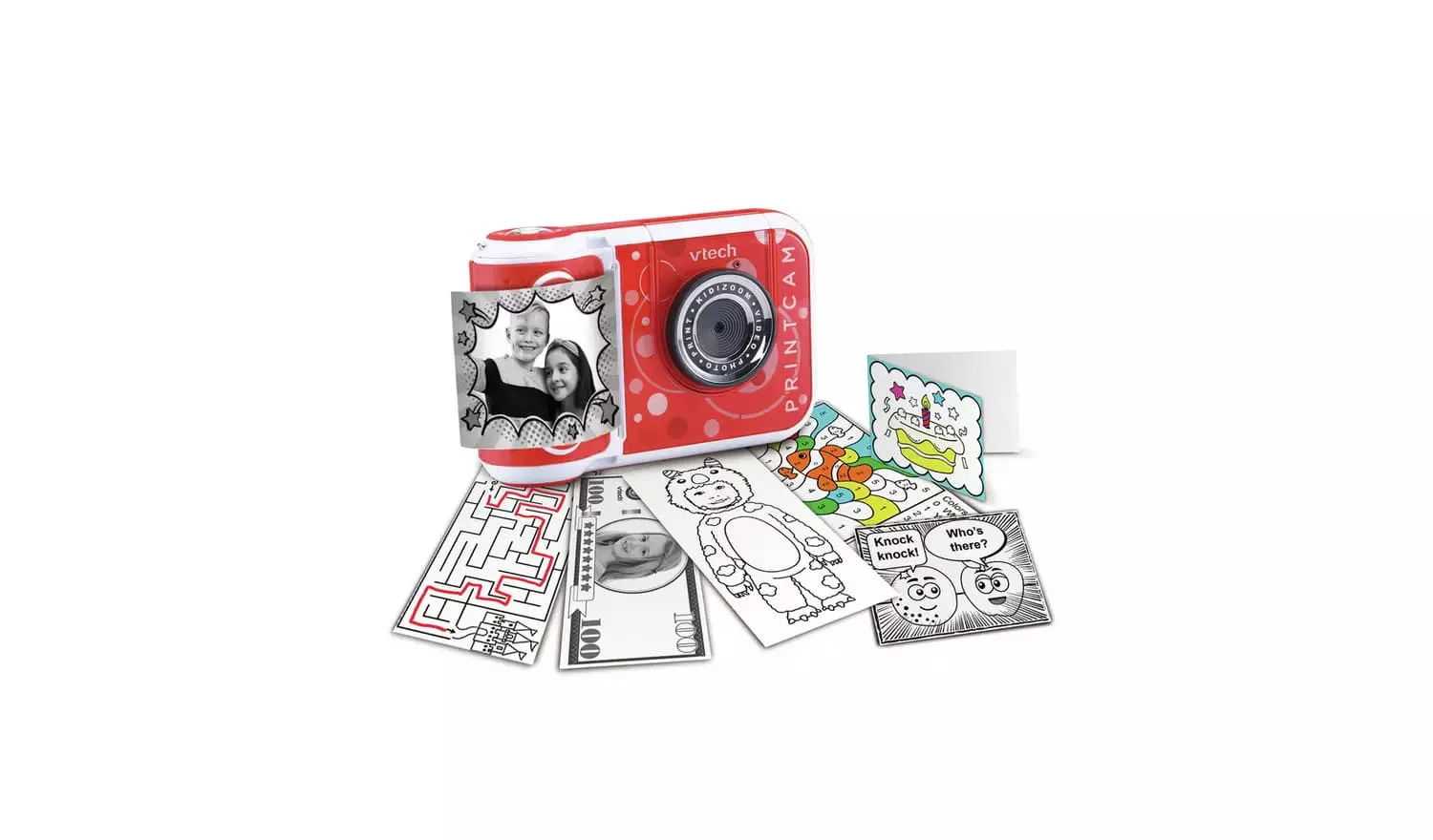 Интерактивна играчка, Vtech, Камера за моментни снимки 5MP, Червен - Image 3