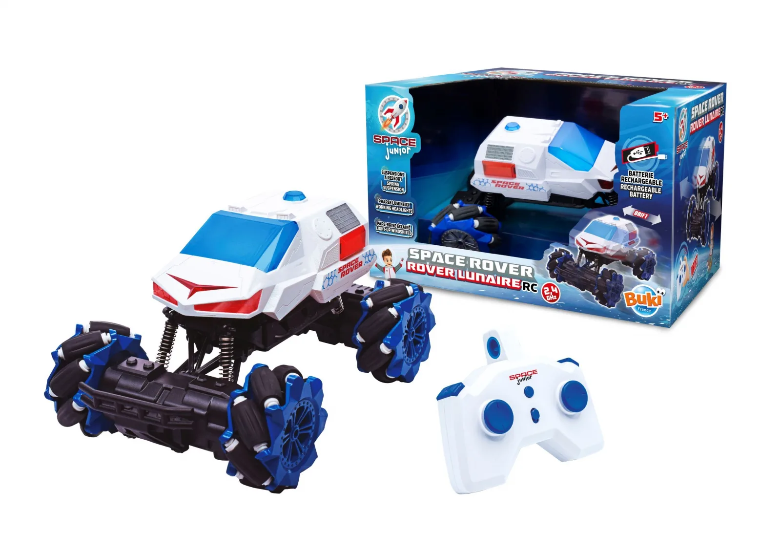 Интерактивна играчка, Buki France, RC Луноход, 24 см - Image 2