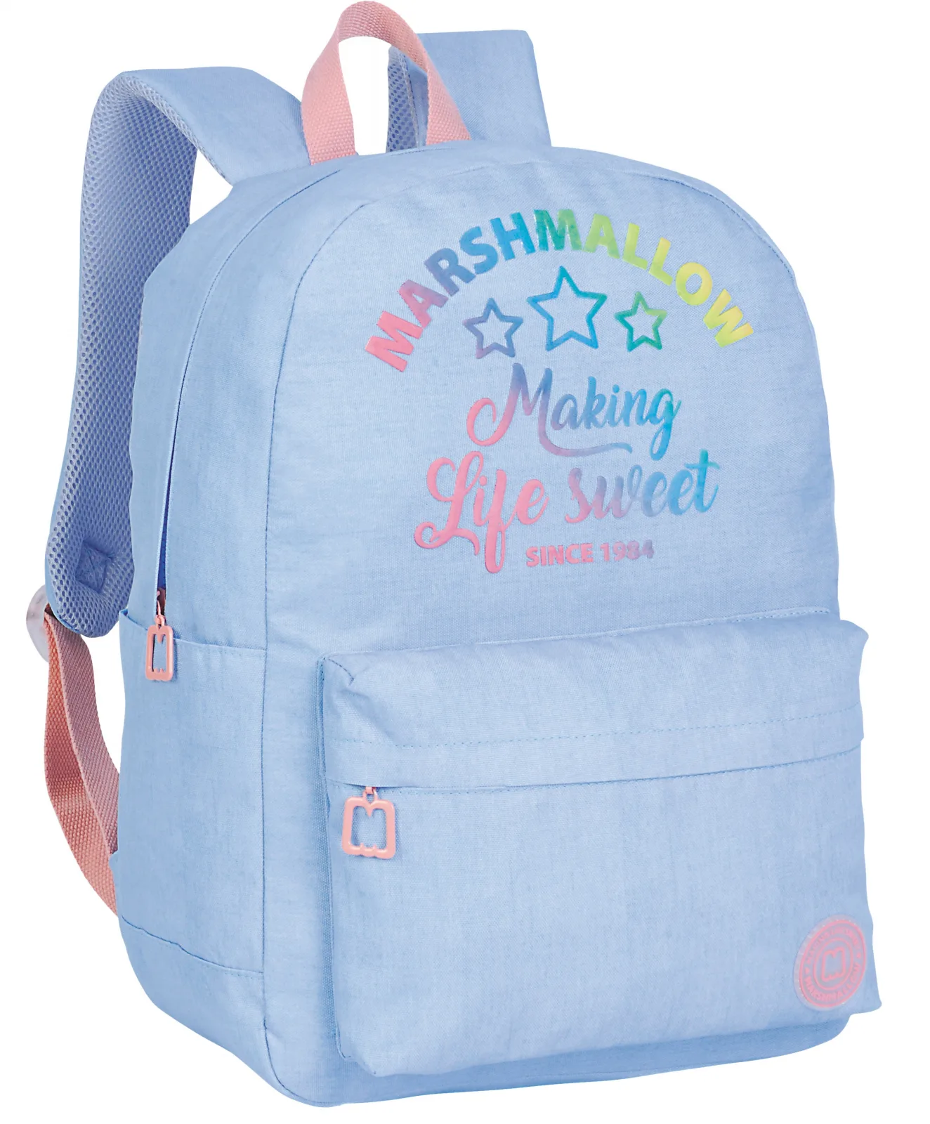 Ученическата раница, Marshmallow, Sweet Vintage, 43 x 33 x 16 см, Син - Image 2