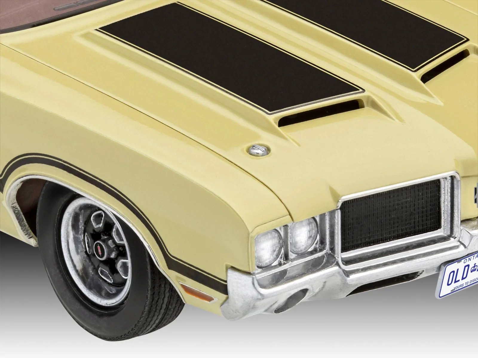 Сглобяем модел, Revell, Oldsmobile 442 1971 Coupe, 124 части - Image 6