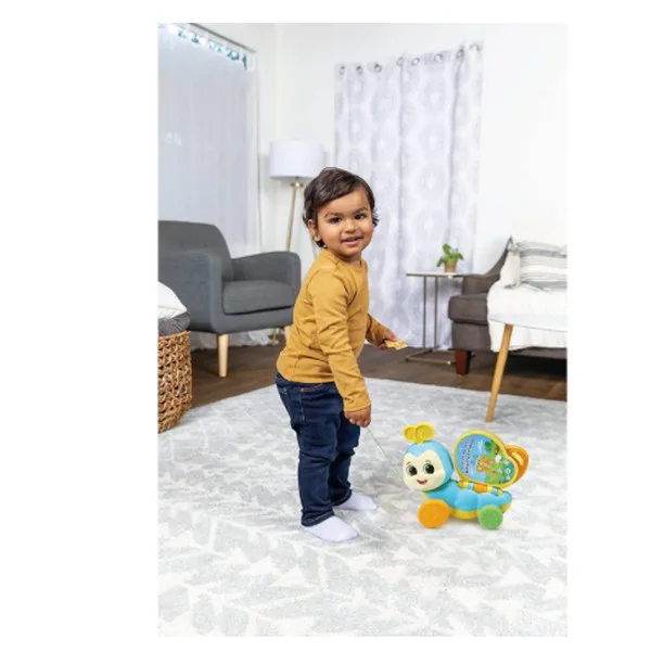 Интерактивна играчка, Vtech, Leap Frog, Интерактивна книжа с гъсеничка за дърапне - Image 3