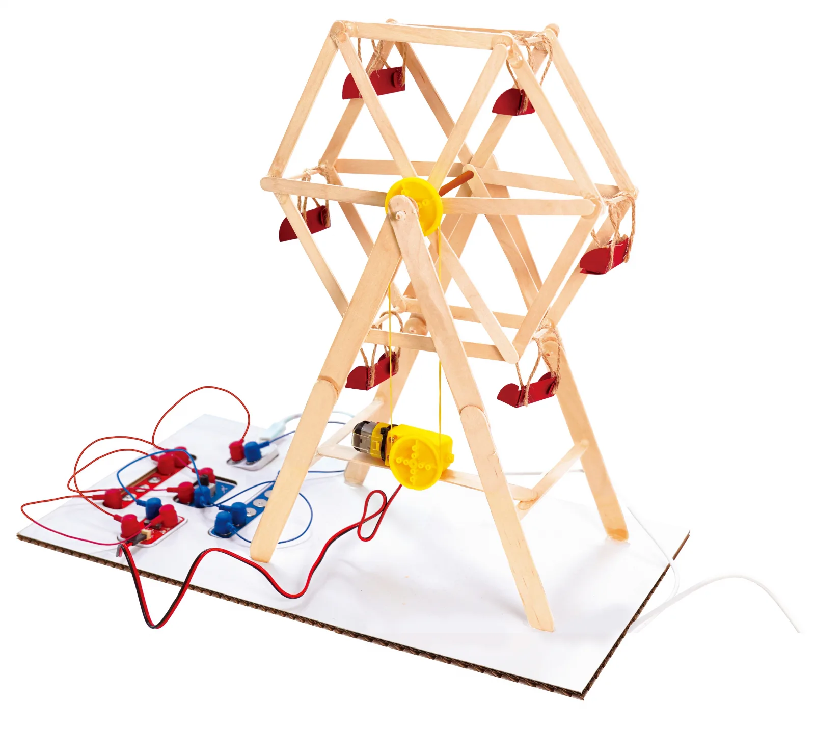 Образователен комплект, Hape, LabBox, Изследване на вериги, Повишаващо ниво, 47 части - Image 7