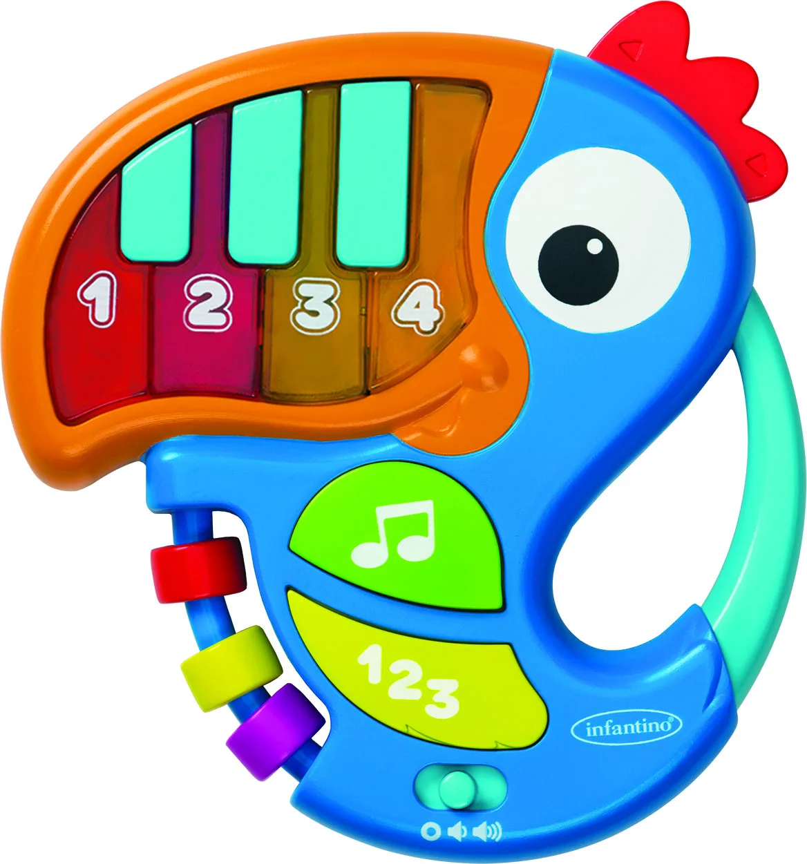 Образователна интерактивна играчка, Infantino, Пиано тукан - Image 2