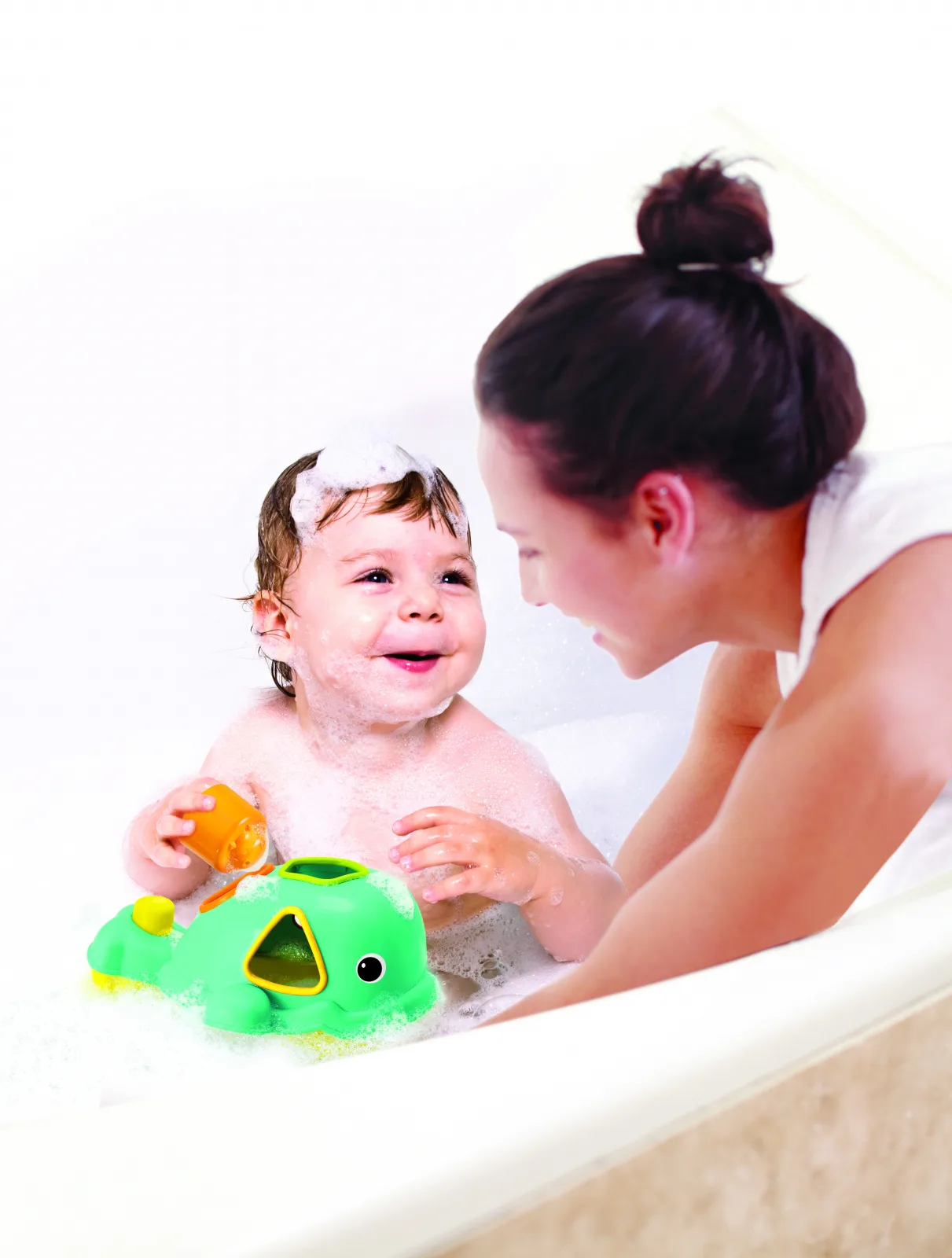 Бебешка играчка за баня, Infantino, Сортер кит - Image 4