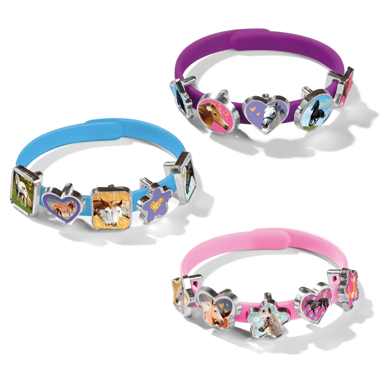 Творчески комплект, Totum, I Love Horses, Направи сам гривни, 3 броя - Image 3