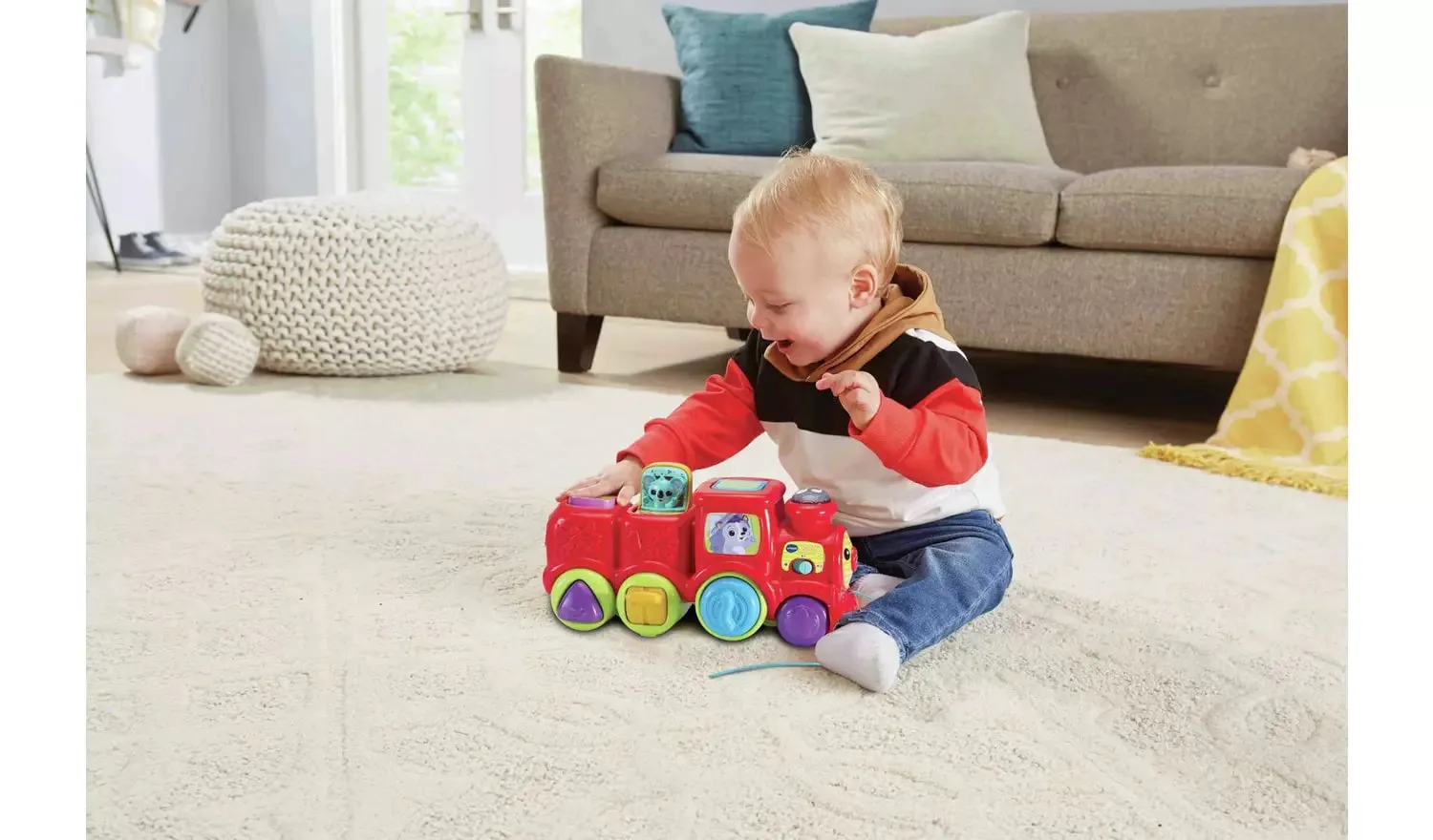 Интерактивна играчка, Vtech, Музикален влак с животни, 12.7 х 29 х 13.7 см - Image 4