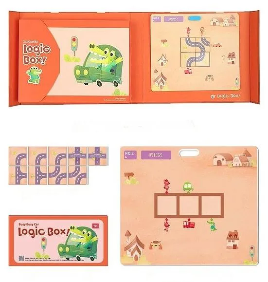 Образователна игра, Toi World, Логическа кутия, Пълни автомобили - Image 5