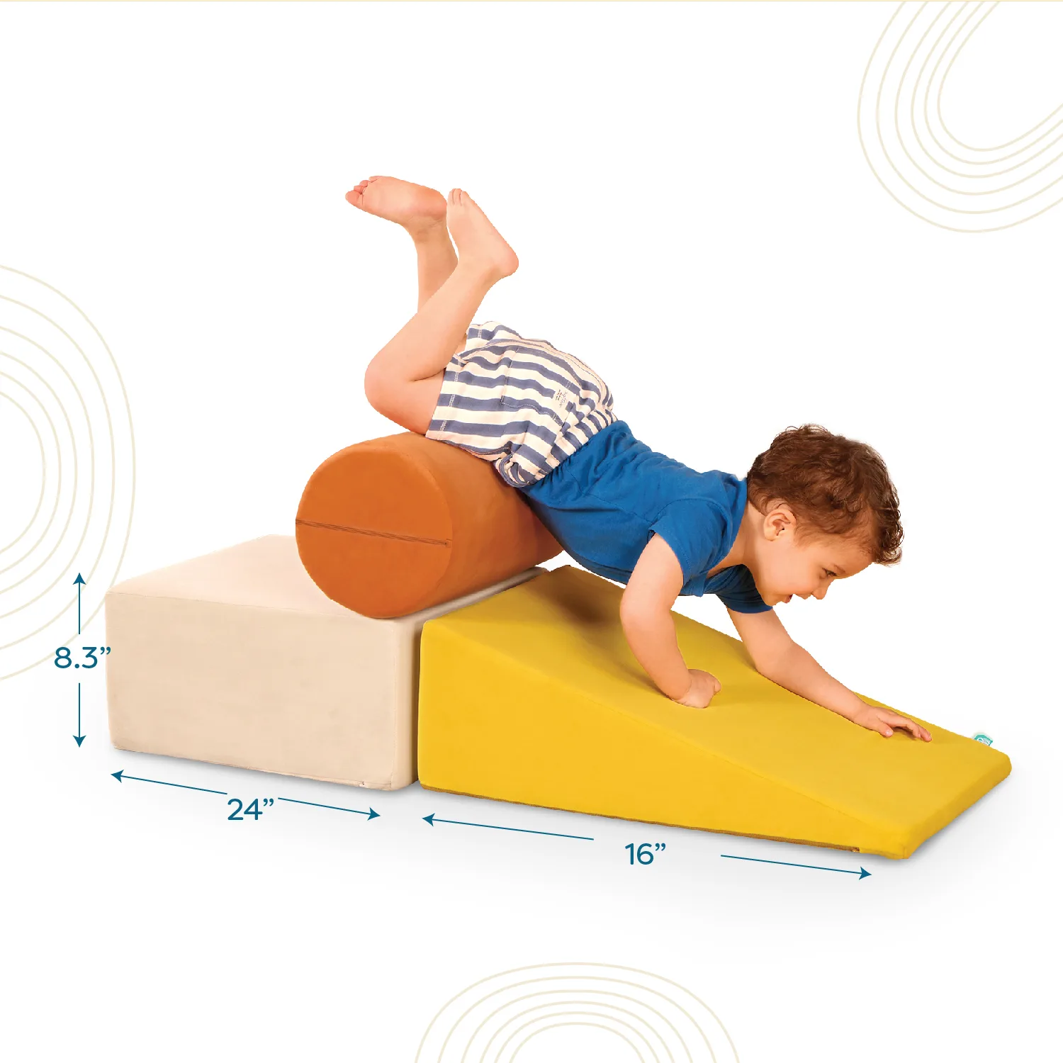 Комплект модулни форми от пяна, Battat, Оранжев, 3 части - Image 3