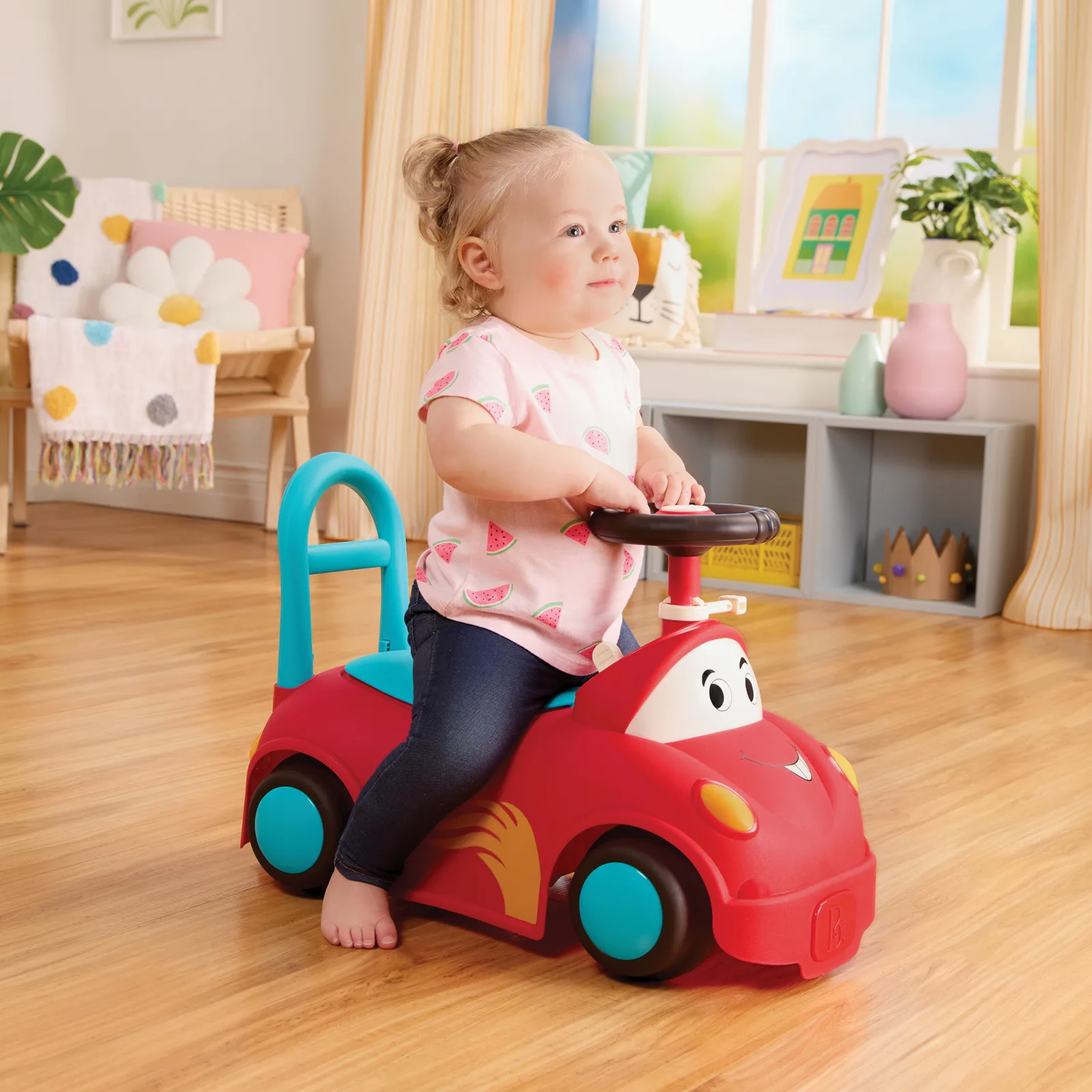 Спортна кола за бутане, Battat, Червена - Image 8