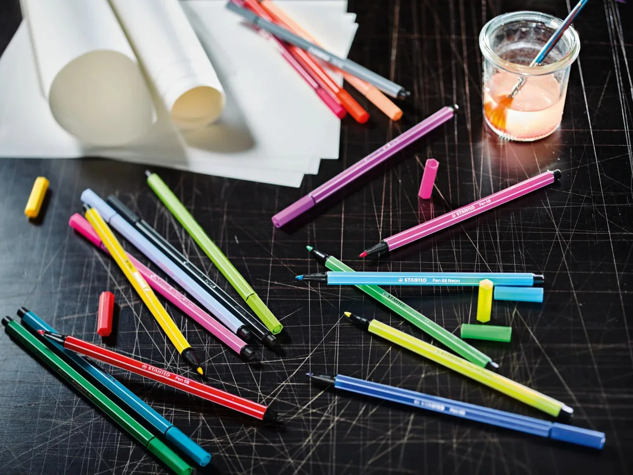 Комплект флумастери, Stabilo, Pen 68 Arty, 18 цвята - Image 6