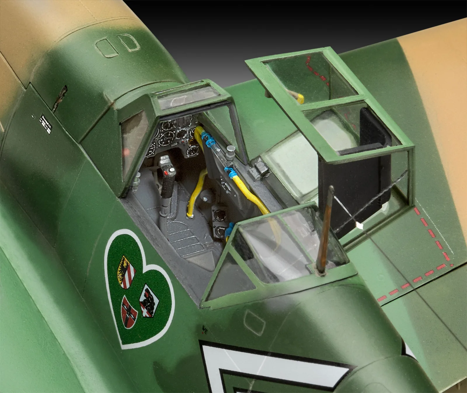 Сглобяем модел, Revell, Немски изтребител Messerschmitt Bf109G-2/4, 184 части - Image 3