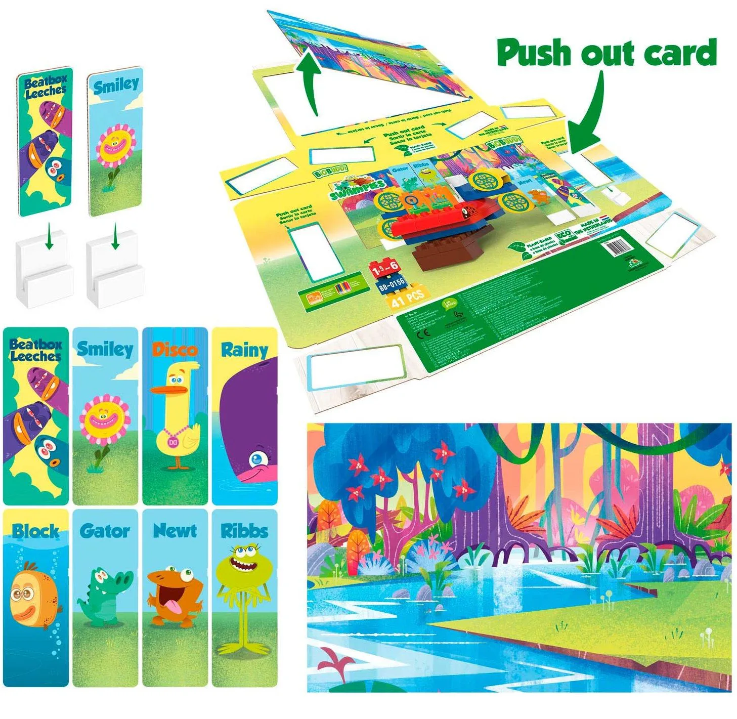 Конструктор, BioBuddi, Swampies, Космически кораб, 41 части - Image 2