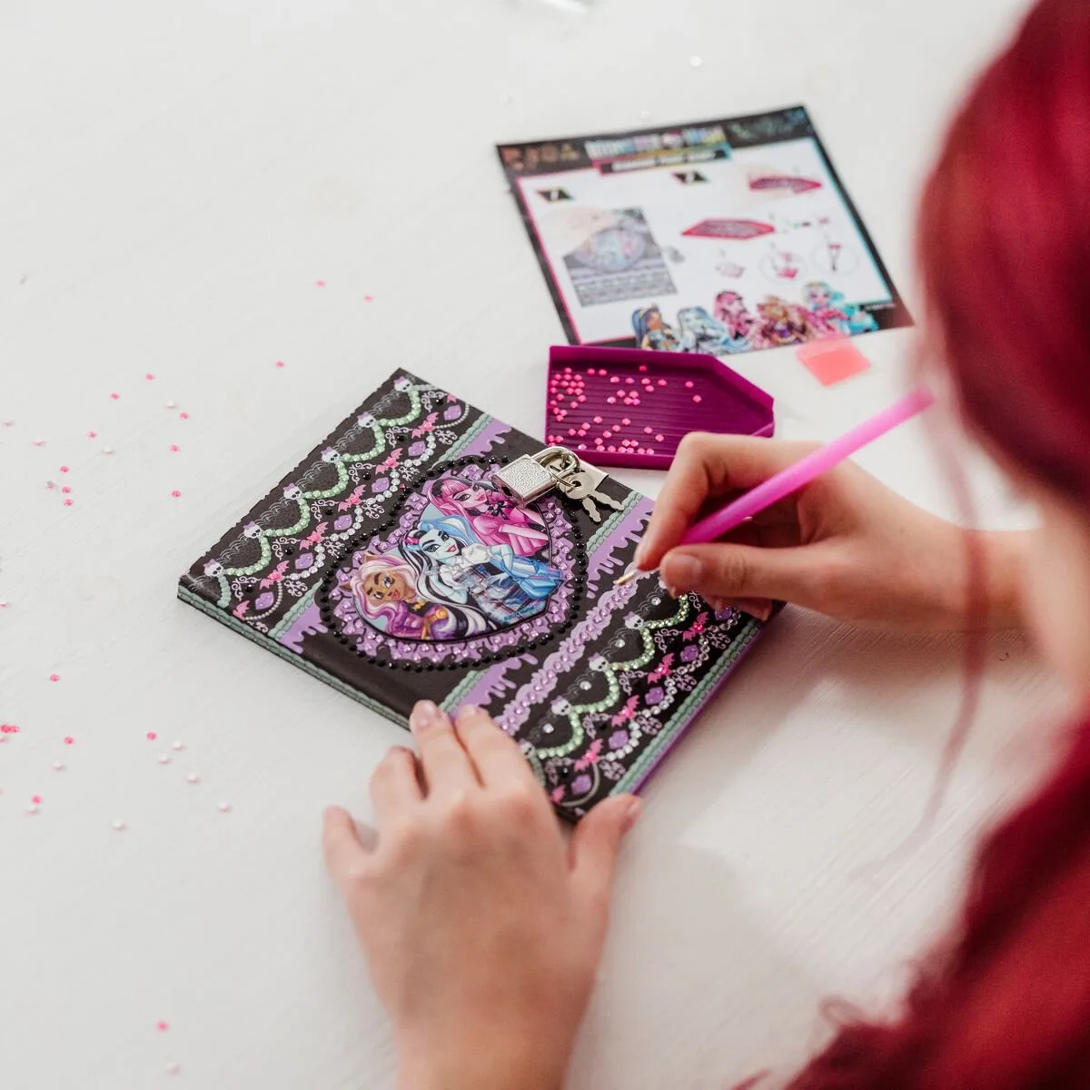 Творчески комплект, Totum, Monster High, Декорирай сам таен дневник с диаманти - Image 2