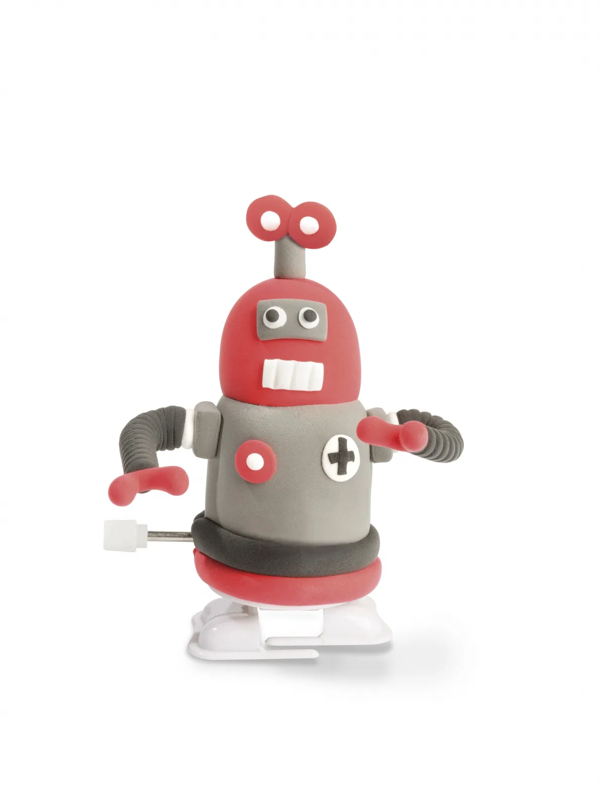 Творчески комплект, Totum, Направи с моделин, Робот в червено - Image 2