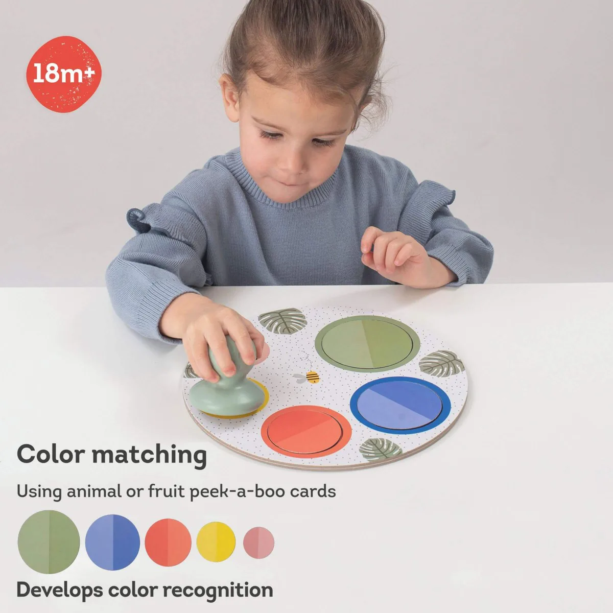 Образователна игра, Taf Toys, Магнитен пъзел Peek-A-Boo 4 в 1 - Image 7