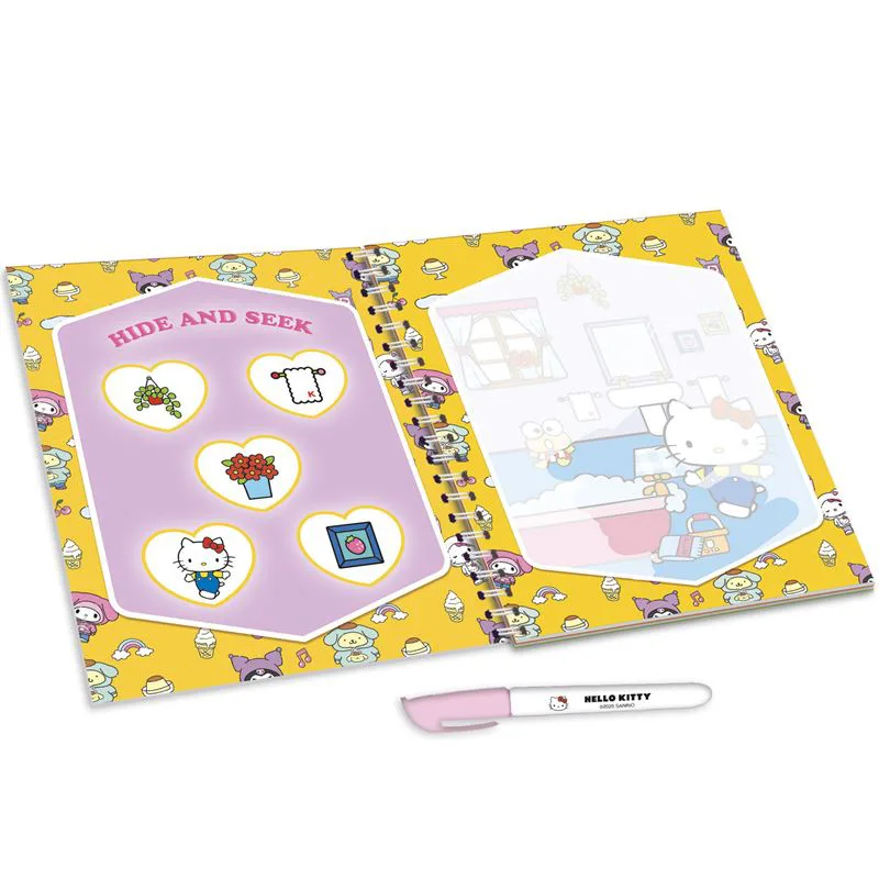 Творчески комплект, Lisciani, Hello Kitty, Книжка за рисуване с вода, Hello Kitty и приятели - Image 2