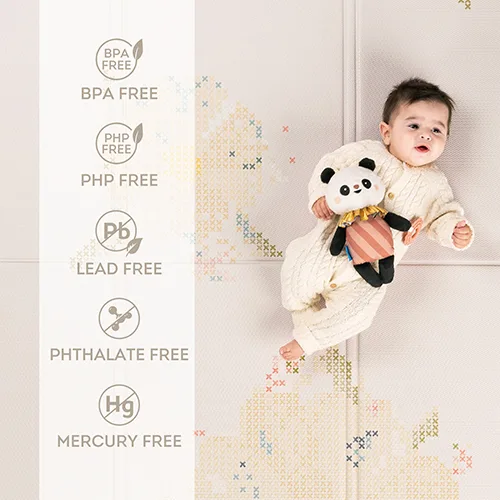 Бебешка подложка от пяна, Taf Toys, Fold ′n Play, Цветя - Image 5