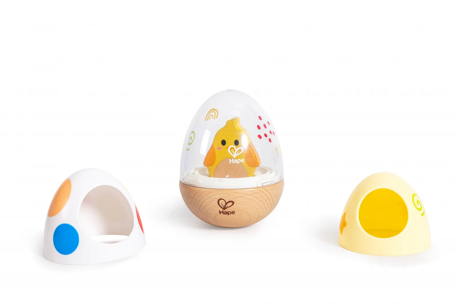 Бебешка играчка, Hape, Клатещо се пиле сортер - Image 4