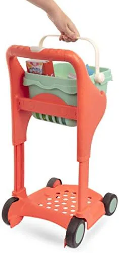 Детска музикална пазарска количка с продуки, Battat - Image 2