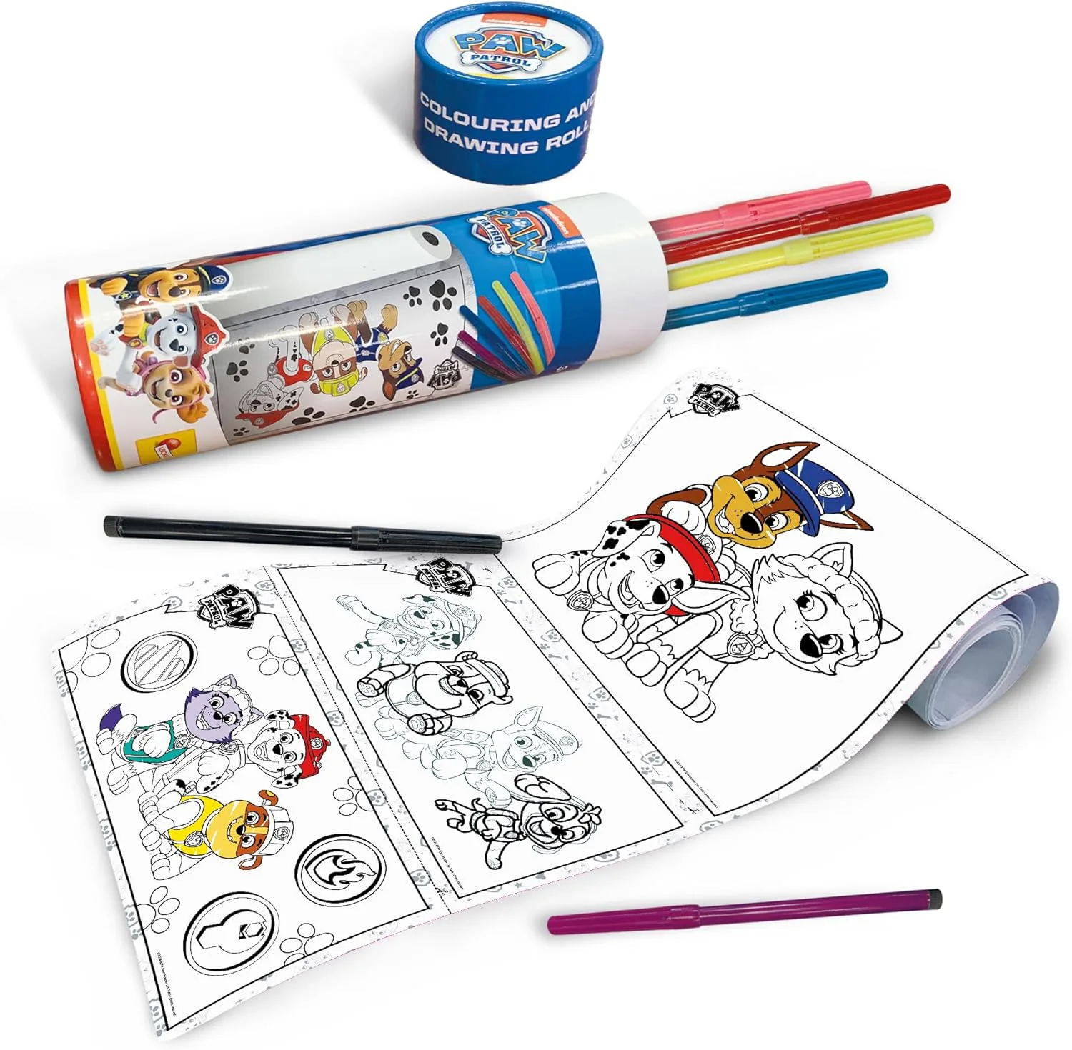 Творчески комплект, Lisciani, Paw Patrol, Ролка за оцветяване и рисуване - Image 3
