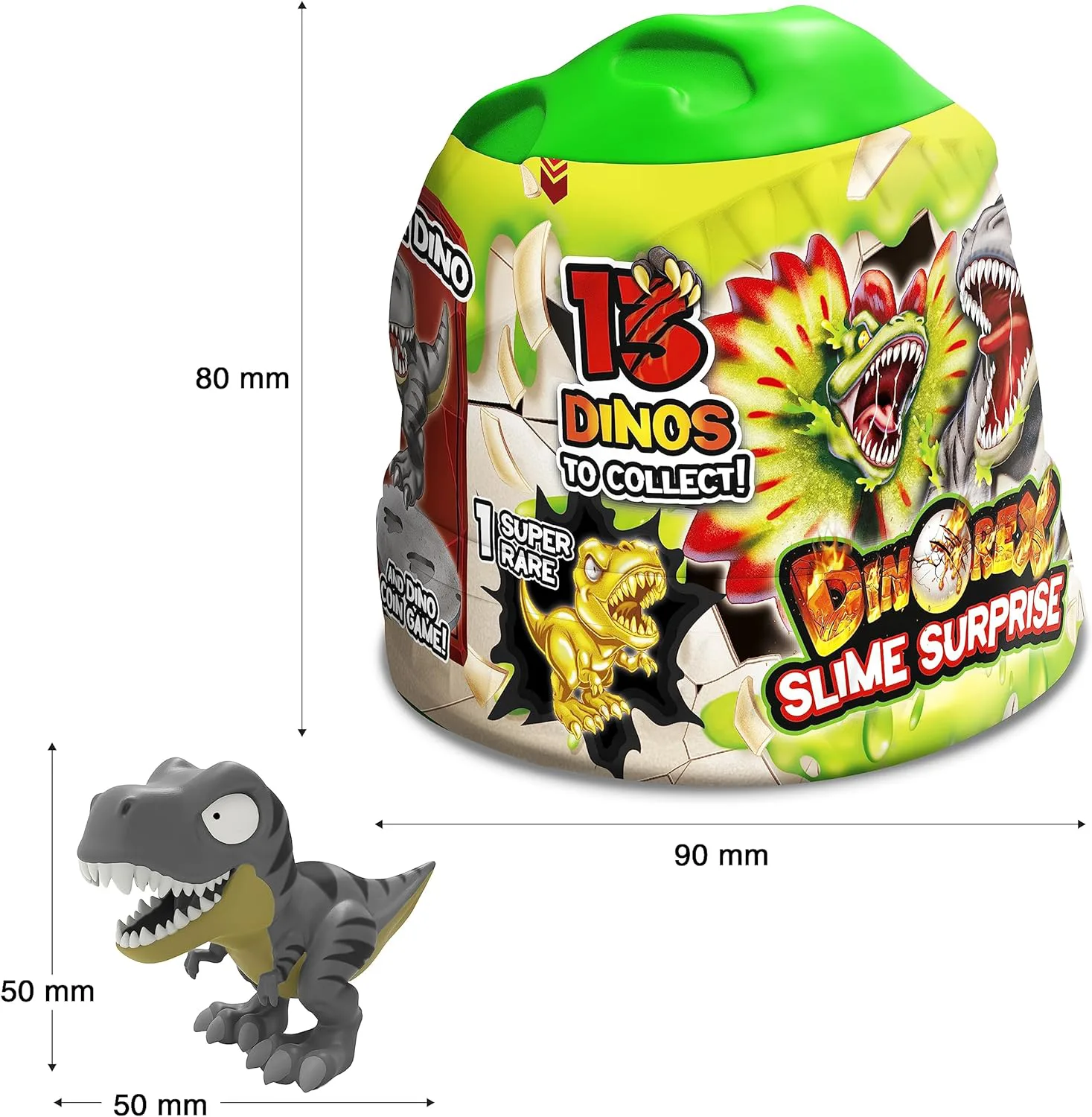 Интерактивна играчка, Craze, Капсула слайм с изненада, Динозавър - Image 4