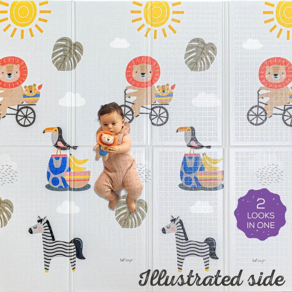 Килим за бебе, Taf Toys, Двустранен, Савана, с 12 части за снимки 150 х 200 см - Image 3