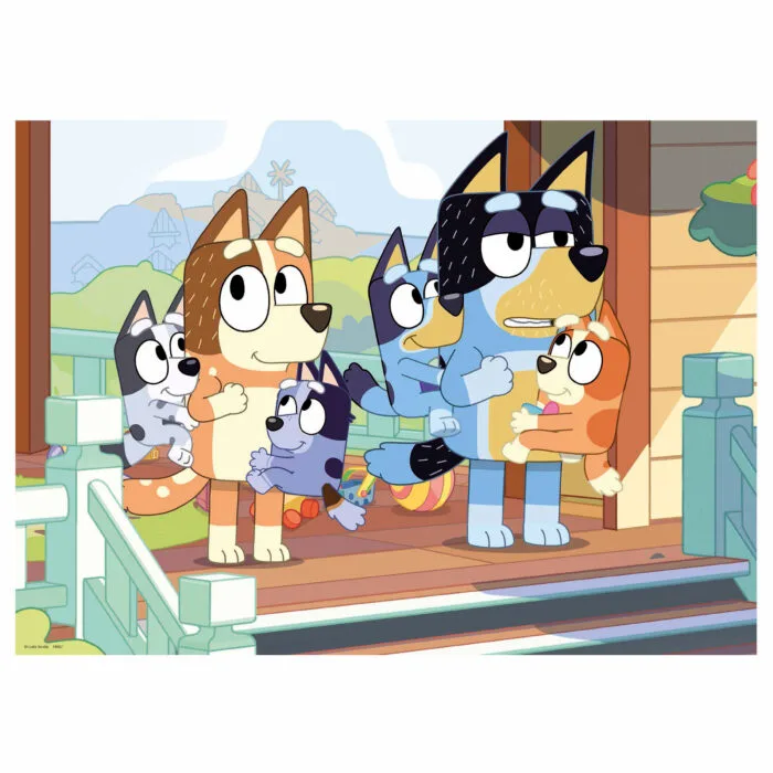Дървен пъзел, Educa, Bluey, 100 части - Image 2