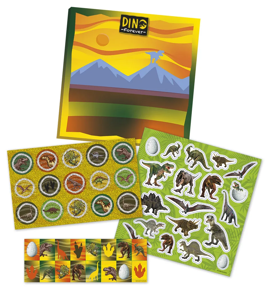 Комплект стикери, Totum, Динозаври - Image 2
