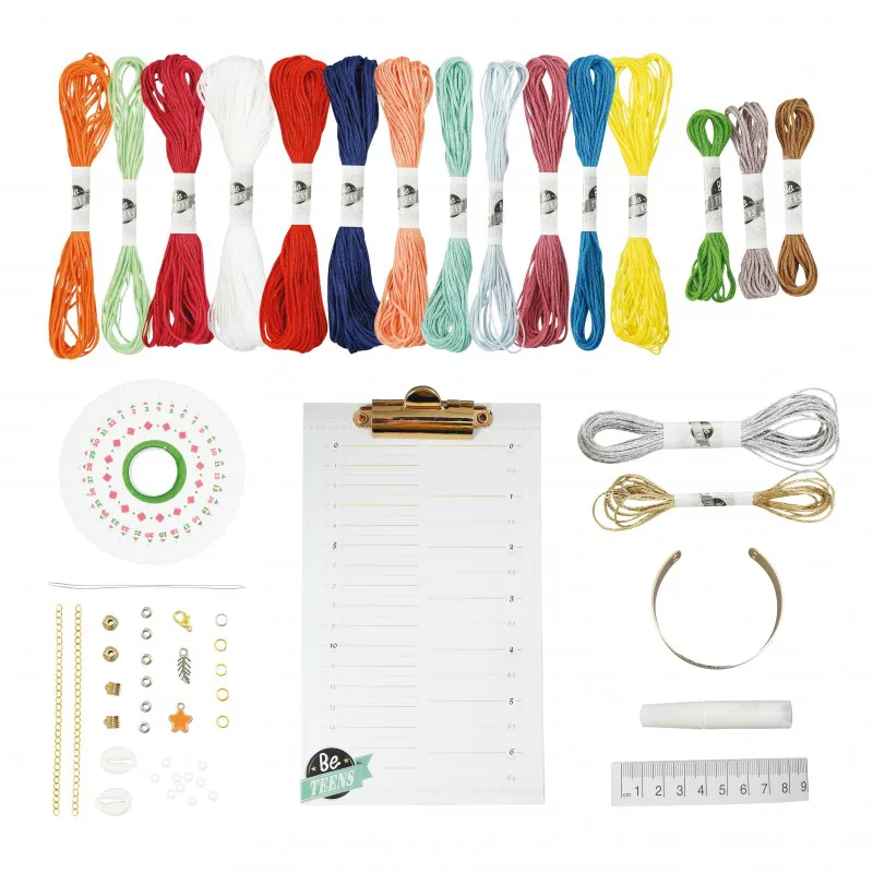 Творчески комплект, Buki France, Be Teens, Направи сам гривни за приятели, Луксозно издание, 15 гривни - Image 2