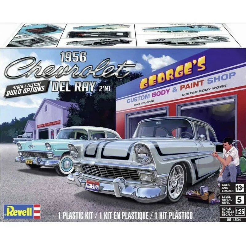 Сглобяем модел, Revell, Chevy Del Ray 1956 2 в 1, 153 части - Image 2