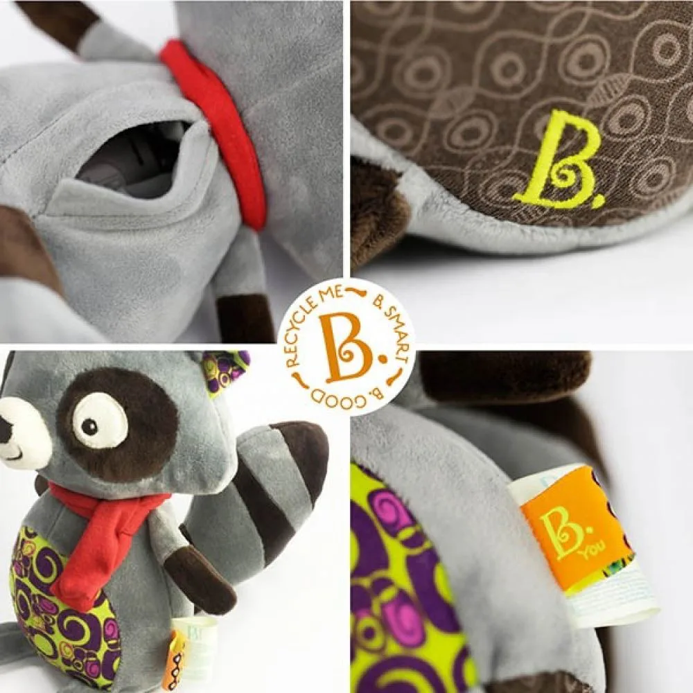 Интерактивна играчка, Battat, Говорещ енот, 33 cm - Image 3