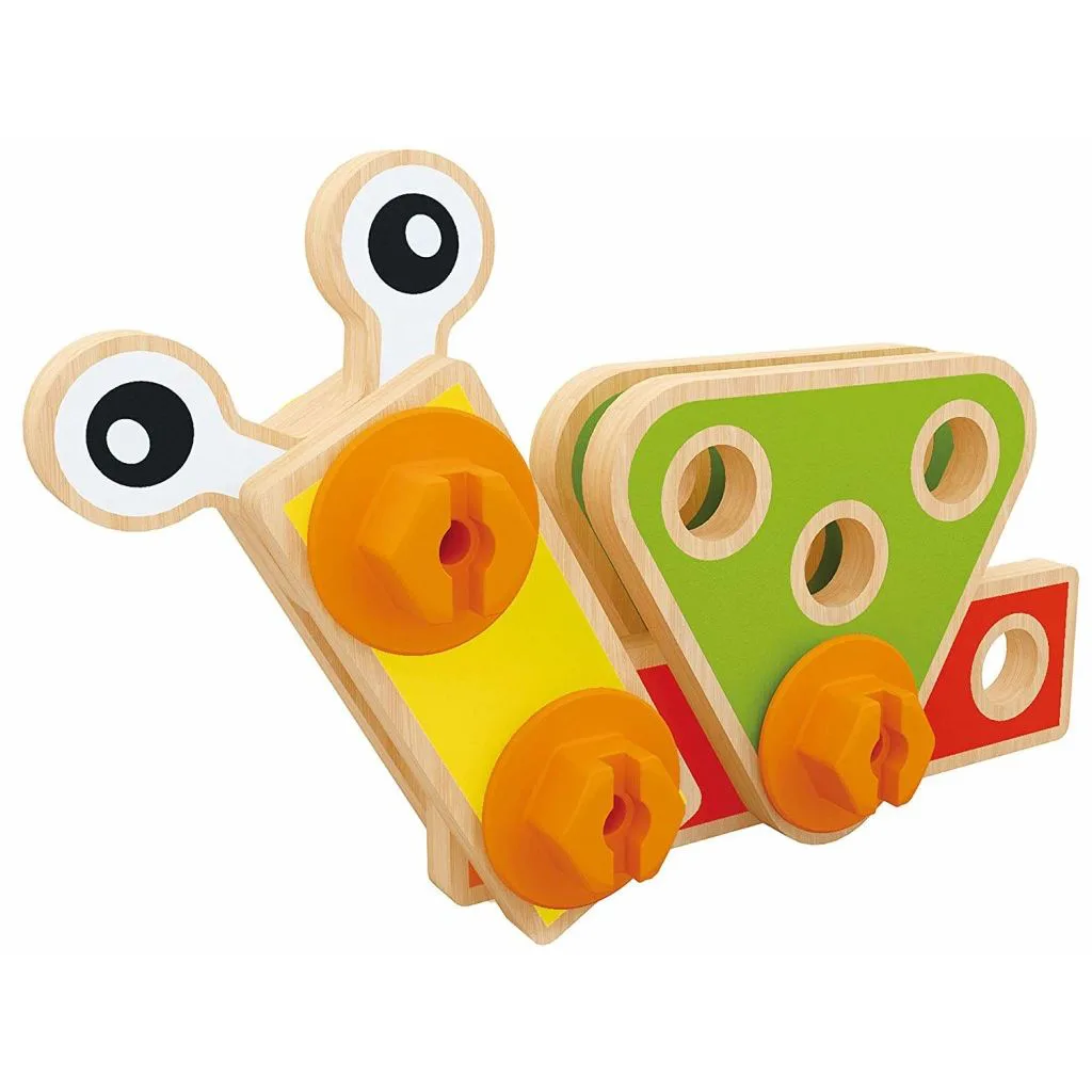 Дървен конструктор, Hape, Основен комплект, 42 части - Image 6