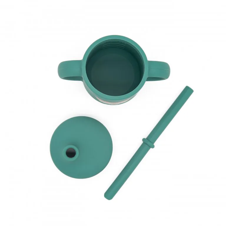 Силиконова чаша със сламка Sassi, Лисица - Image 7