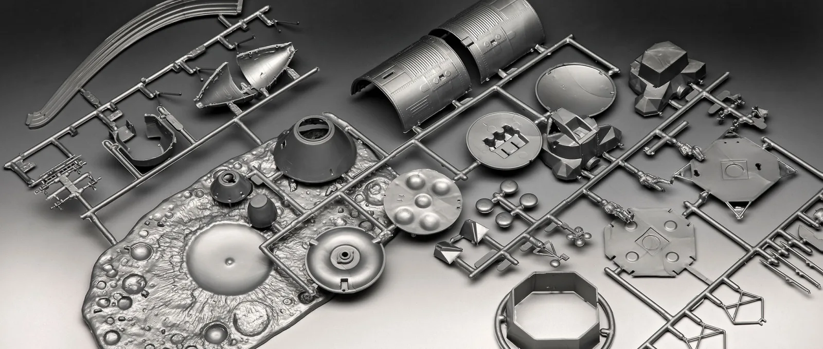 Комплект сглобяем модел, Revell, Apollo 11 Columbia и Eagle, 60 части - Image 7