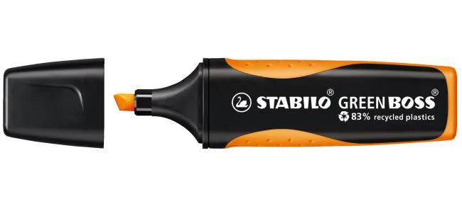 Текст маркер, Stabilo, Green Boss, Оранжев - Image 2