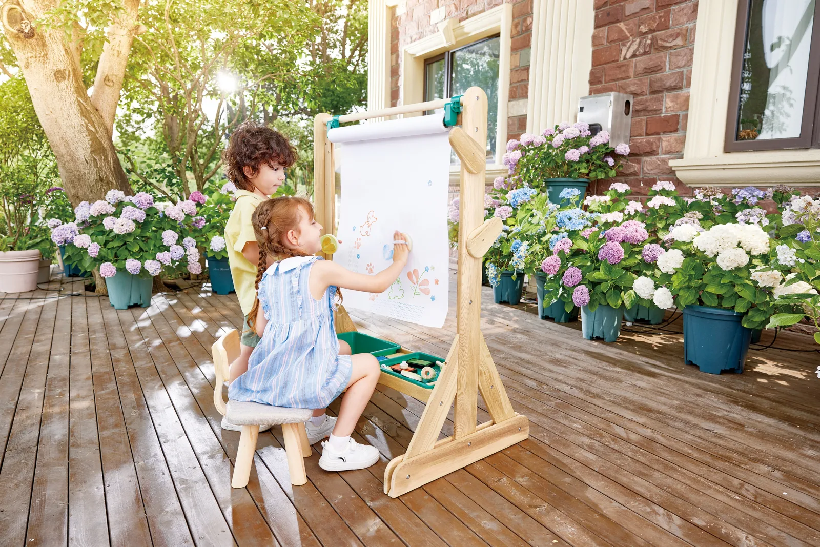 Комплект печати, Hape, Чудесата на природата, 13 части - Image 3