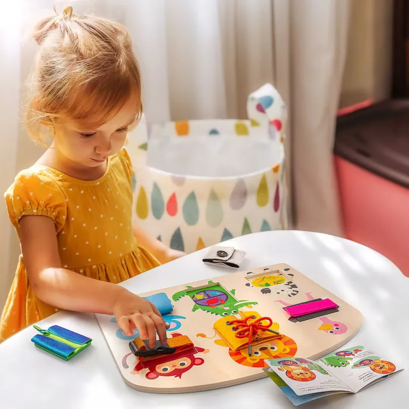 Образователна игра, Battat, Табло за основни умения, 8 части - Image 3