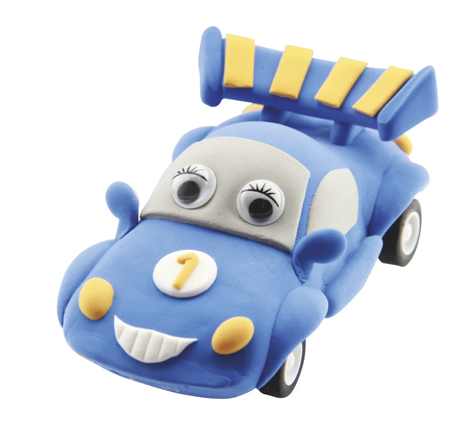 Творчески комплект, Totum, Направи с моделин, Син автомобил - Image 2