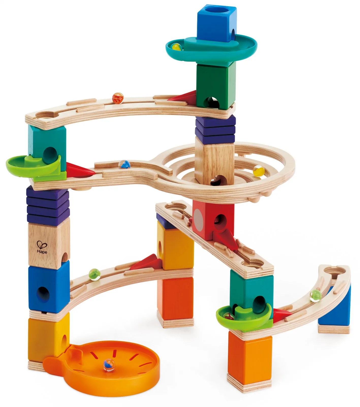 Комплект дървена писта, Hape Quadrilla, Катерачът, 44 части - Image 2